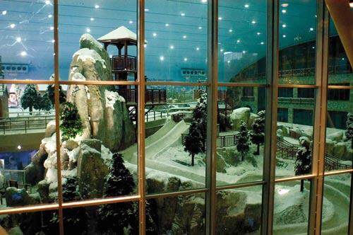 世界上最大的室內(nèi)滑雪場(chǎng)